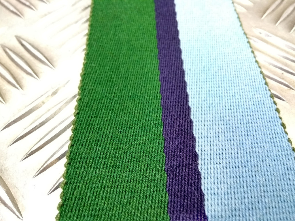 Royal Signals 75mm Stable Belt Material Genuine British 38" or 42" Lengths