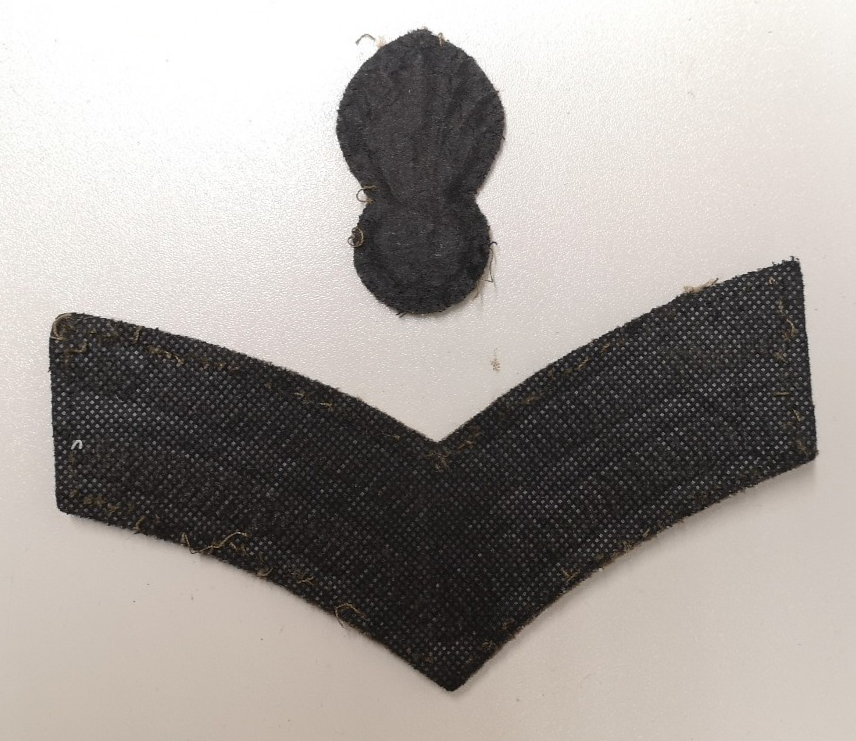 Grenadier Guards Corporal Chevron & Grenade Patch Genuine British Army