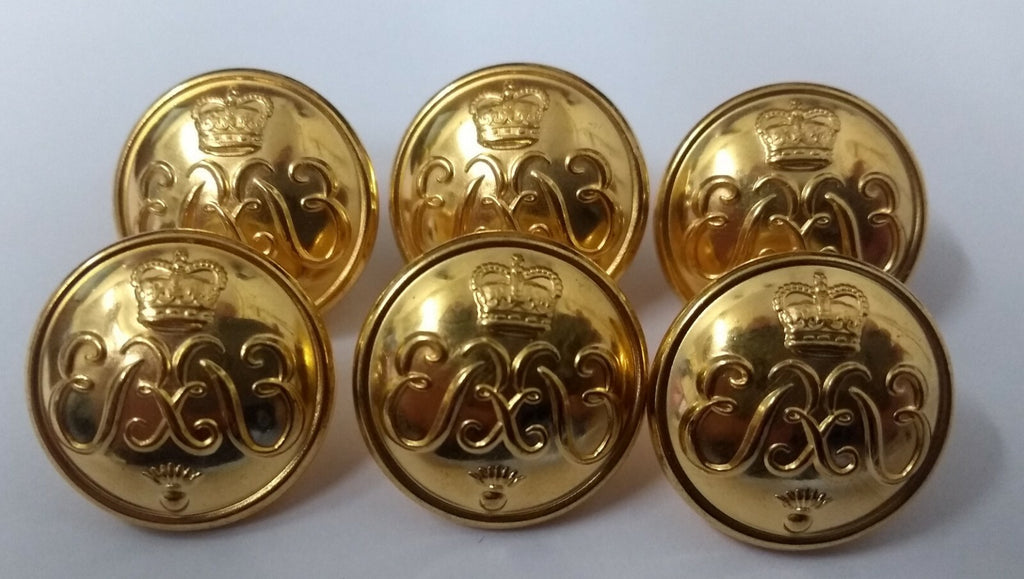 Genuine British Army No1 / No2 Officers 0526 Grenadier Guards Buttons 30L x25