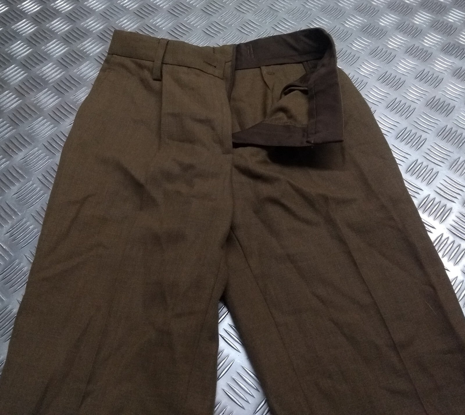 FAD Barrack Slack Woman's Female All Ranks Brown Trousers Assorted Sizes - Used