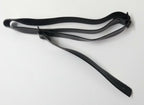 Chinstrap Black 3/8" Adjustable Metal Buckle Mil-Spec Hi Sheen For Dress Hats