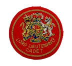 Lord-Lieutenant's Badge Arm H/E Cadets "Dieu et mon Droit" Royal Coat of Arms