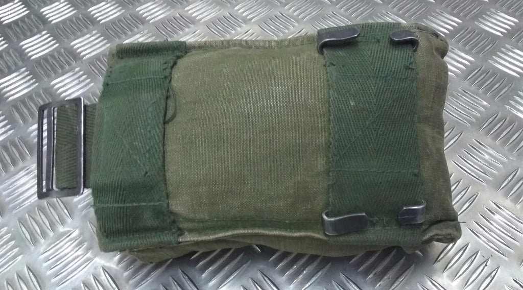 Genuine Vintage M39 Swedish Green Webbing Side Utility / Ammo Pouch G1