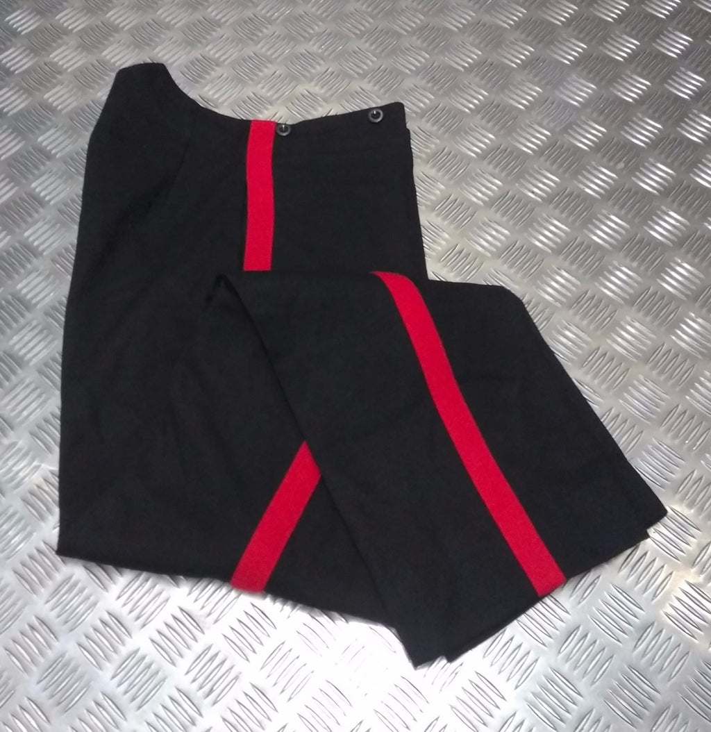 No1 Dress Trouser Single 1" Red Stripes A/O Ranks British Pattern All Sizes