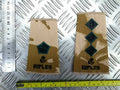 Desert Camo Rifles Rank Slides Genuine British Army - NEW