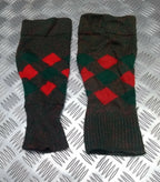 Footless Kilt Hose Regimental Tartan Pattern British Army Issue Highland Dress