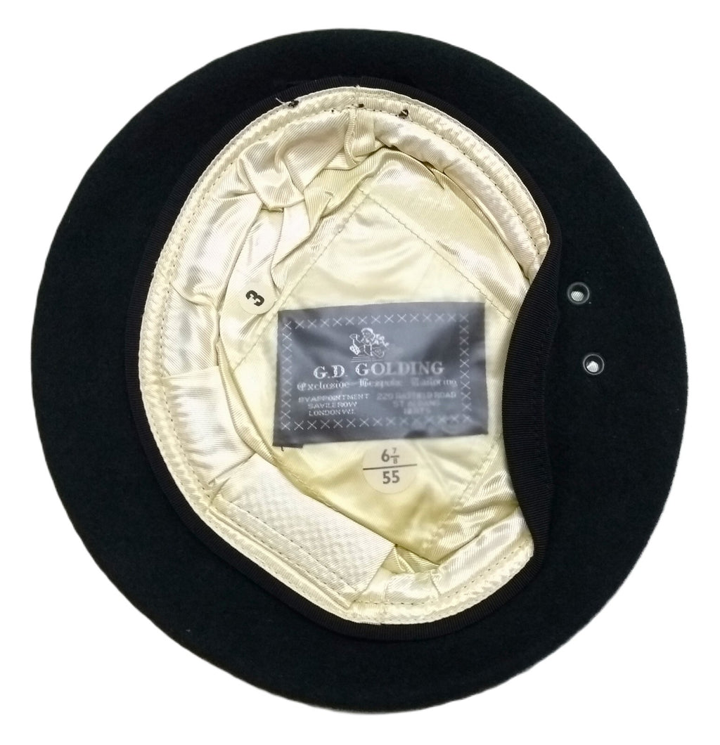 Rifles Green Beret Goldings British Army Pattern Silky Lining & Petersham Trim