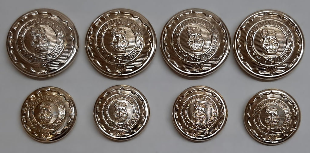 Royal Logistic Corps No2 Ring Back Button Set British Army RLC Insignia OFC