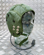 Flying Helmet Inner Type G Pilots Liner Green With Wire Loom