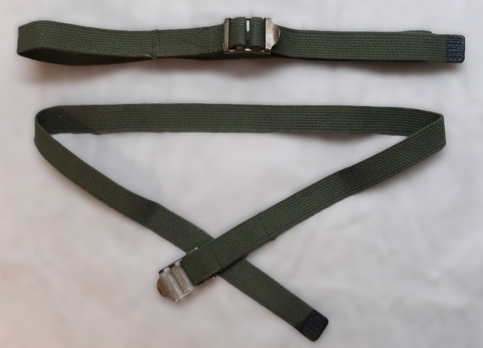Army Canvas Straps Vintage Green Canvas Utility Straps Flip Release Buckles