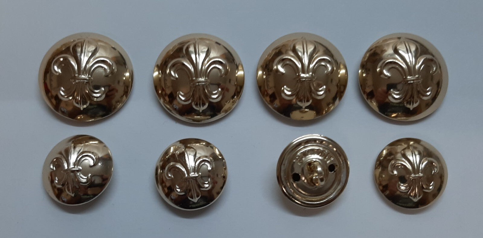 Duke of Lancaster Regimental Officers Dress Button Set X8 British Army Insignia