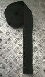 Mil-Spec Belting Ceremonial Black Courlene Belt & Strap Material Assorted Widths