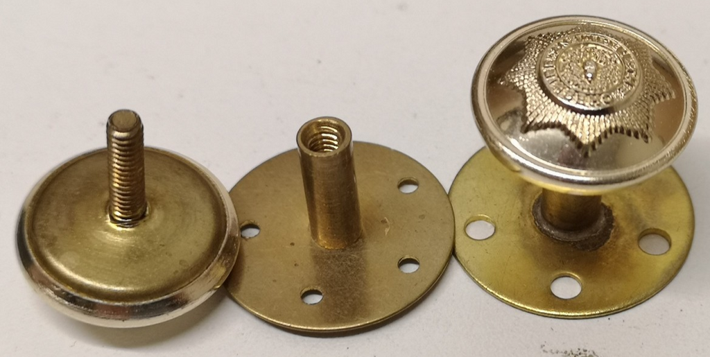 Cheshire Regiment 30L Screw Base Buttons x2