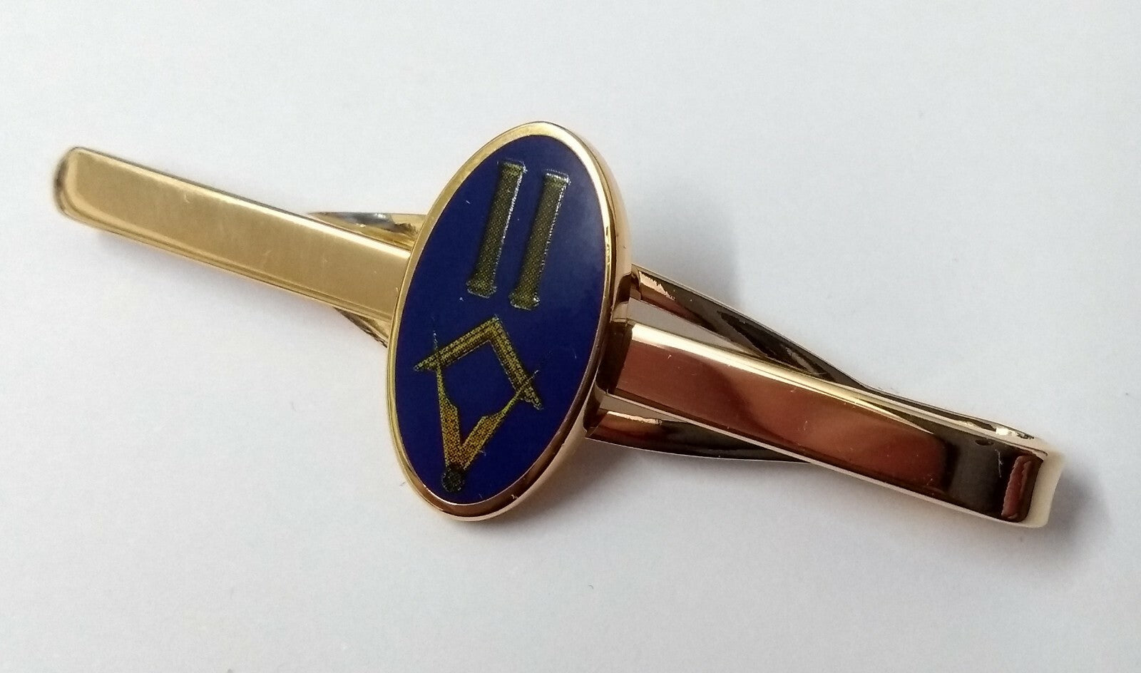 Genuine British Made Decorative Insignia Masonic Gold Coloured Tie Clip