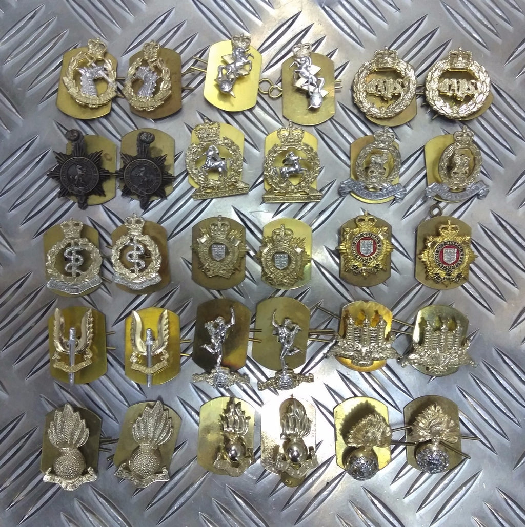 Collar Dogs and Lapel Badges Various Types Available Sold in Pairs