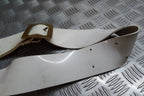 White Sling Drum Strap PVC British & Cavalry Type Bandsmen Cross Belt