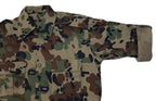 Combat Shirt 90s Camo Long Sleeve with Sleeve Loops for Folding up Collar 38cm