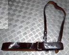 Leather Sam Browne Belt & Cross Straps With 2 Prong Buckle Hobson & Sons Sample