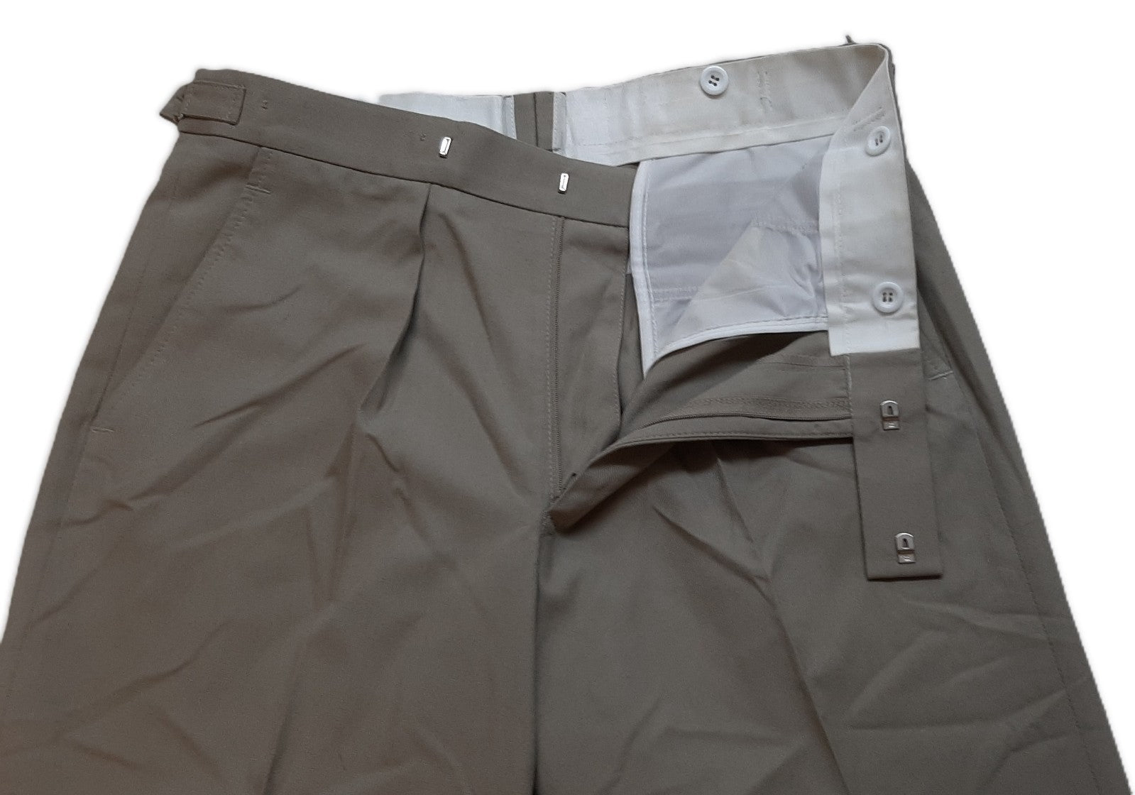 Safari Trousers 4 Pocket Fawn / Desert Lightweight Dress Trousers W35"