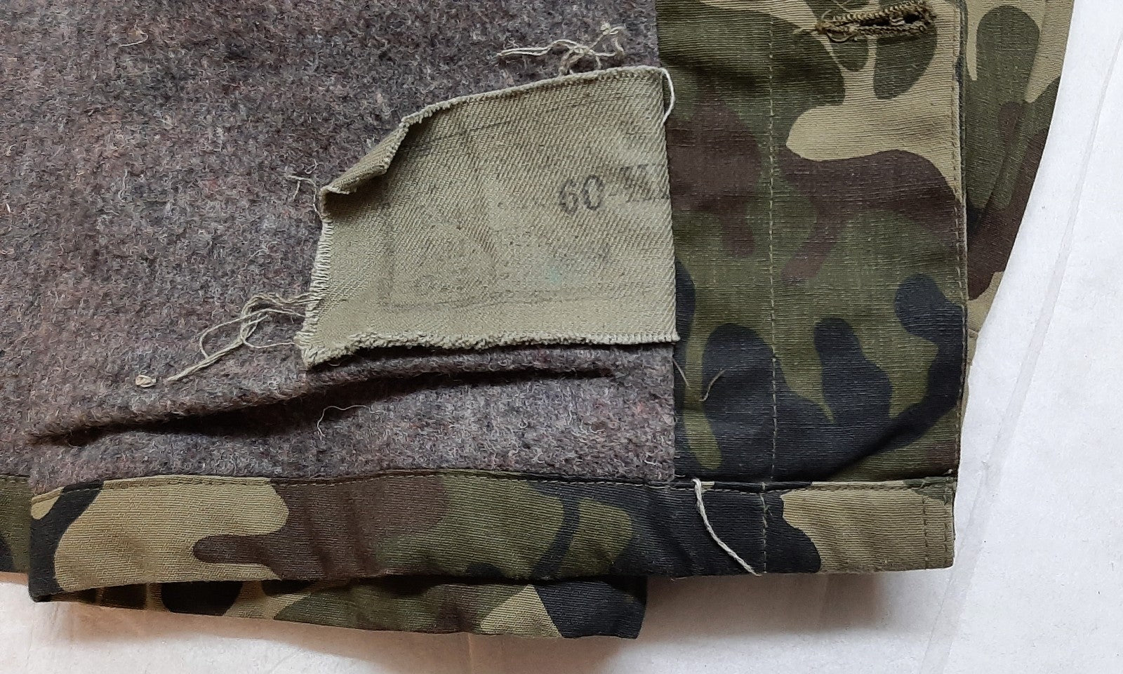 Army Combat Jacket Camouflage Full lined Cold Weather Camo BDU Type Big Size