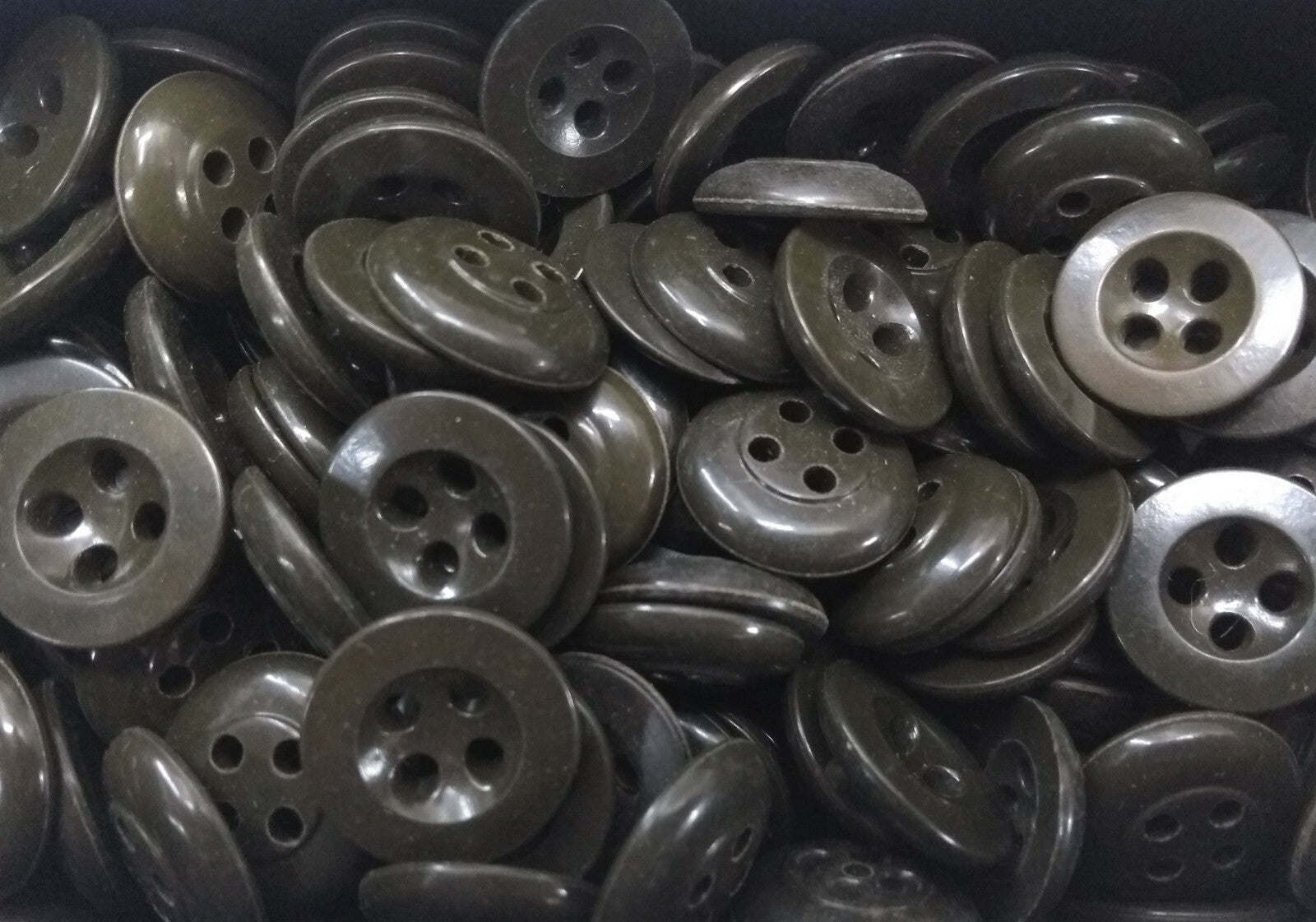 Vintage British Army Buttons For Trousers and Jacket Dark Green