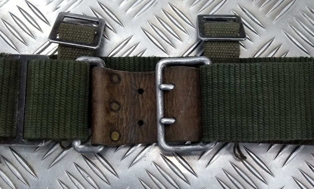 M39 Belt Utility Pouches & Harness WW2 Pattern Heavy Canvas Vintage Army Webbing
