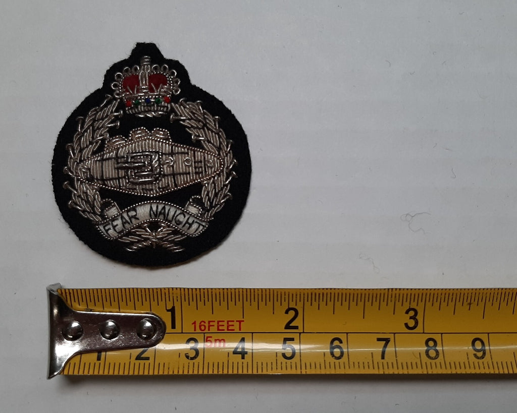 RTR Beret Badge British Army Royal Tank Regiment Old Pattern Hand Embroidered