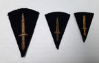 British Commando Insignia Braided Patches Vintage UK Old Pattern X3
