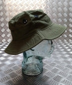 Military Style Special Forces Boonie Hat / Bush Hat Short Brim Green OD - NEW