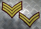 Genuine British Army Issue Parachute KRH Regimental Gold Braided Chevrons