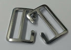 Genuine British Issue 1 1/4" Chrome Plated Rifle Sling Buckles X2 STD53