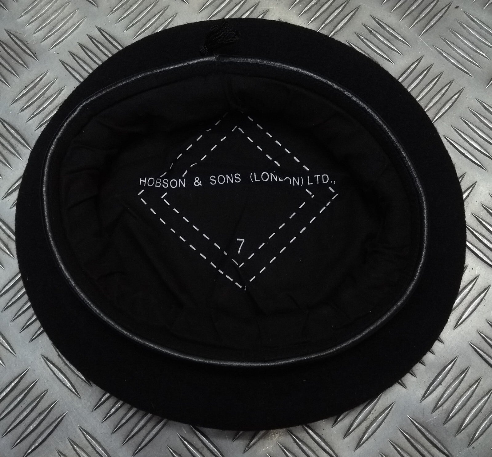 Blue Beret Genuine Hobson London Manufactures Sample 7 56cm