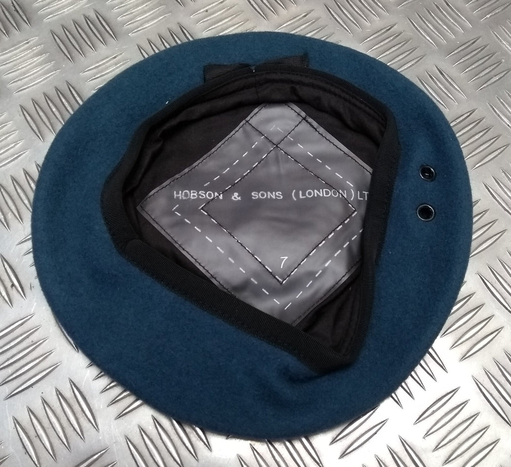 Blue Grey Beret Genuine Hobson London Manufactures Sample 7 56cm