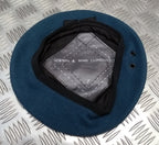 Blue Grey Beret Genuine Hobson London Manufactures Sample 7 56cm