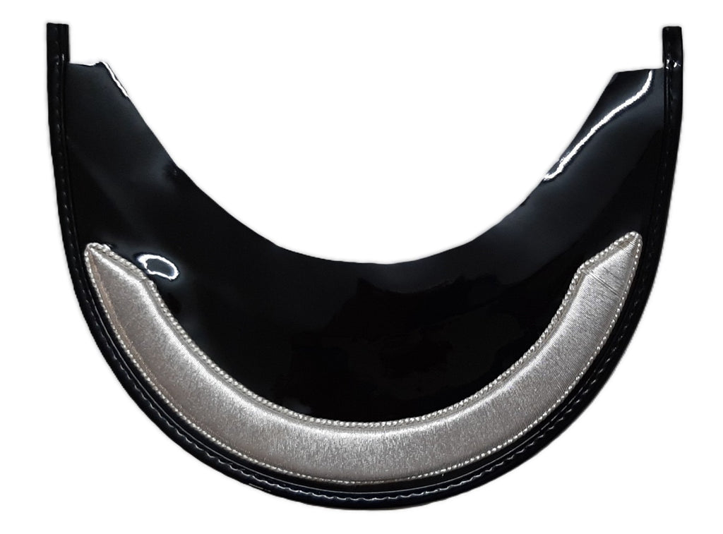 Group Manager Peak British Silver Bar Visor for Dress Hat Large NEW