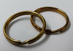 Genuine British Issue Brass Colour 1" Medium Size Split Rings X4 STD63