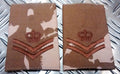 Genuine British Army Desert CORPORAL of Horse Rank Slides / Epaulettes - NEW
