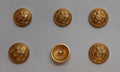 RAChD Buttons 22L X6 Small British Royal Army Chaplains' Department Insignia