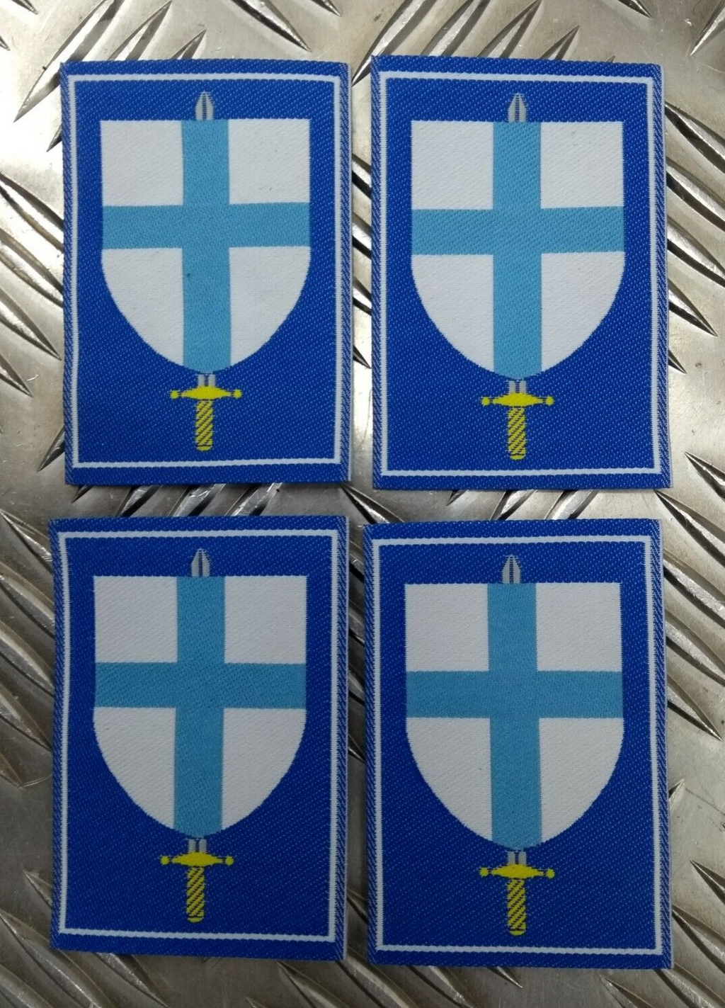 French Issue 2nd Version Command de Marseille Insignia Patch x 4