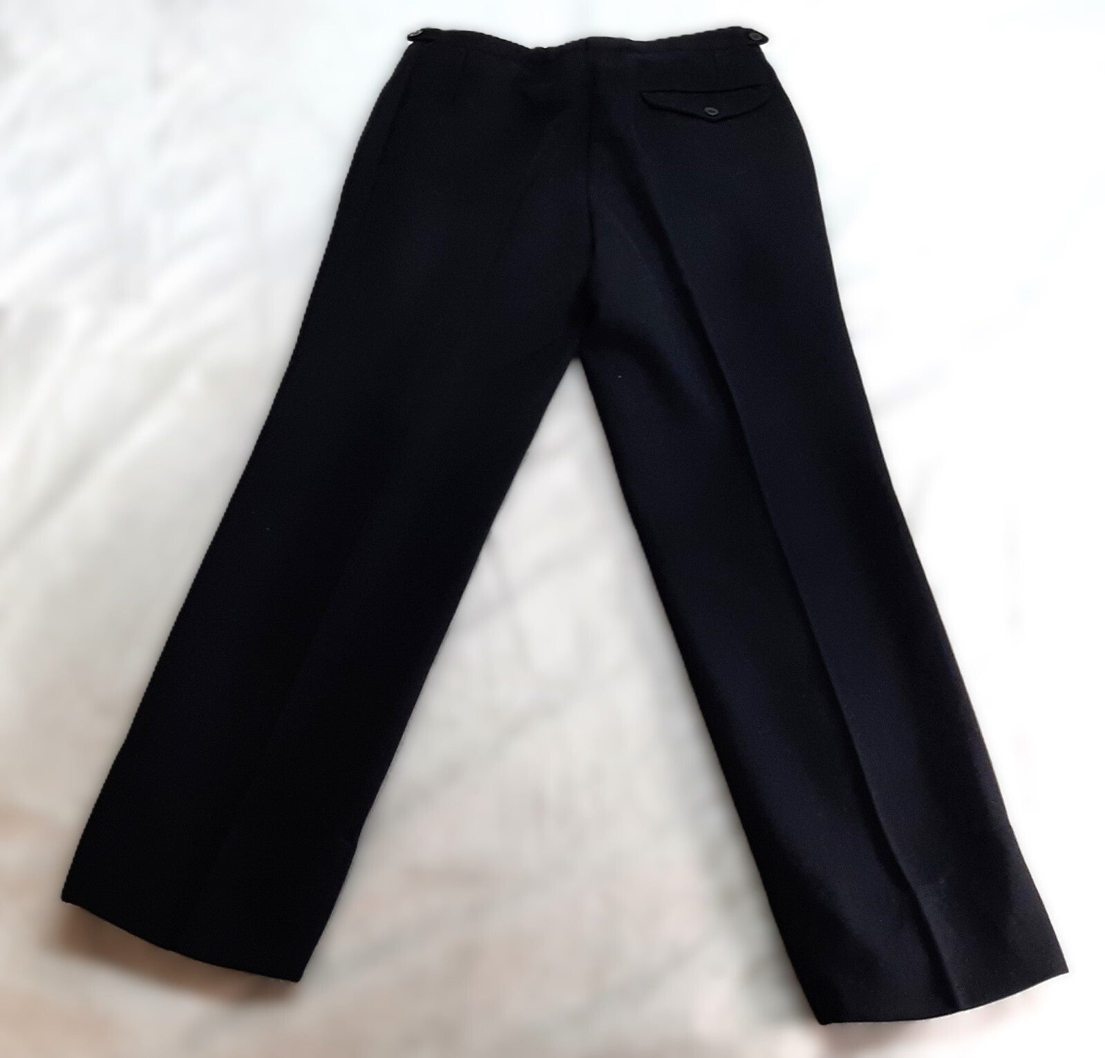 Naval No1 Trousers British Royal Navy Officers RN Vintage 1975 Pattern W32"