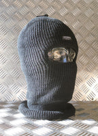 Black One (1) Hole Thinsulate Balaclava / Beanie Hat - Very Warm - Brand New