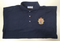 Blue Max Penthouse Polo Shirt with Royal Logistic Corps RLC Chest Insignia