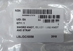 Deputy Sword Knot British Silver Wire Cord- NEW