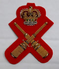 RA Sergeant Major Instructors Gunnery Qualification Hand Embroidered Army Badge