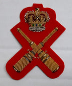 RA Sergeant Major Instructors Gunnery Qualification Hand Embroidered Army Badge