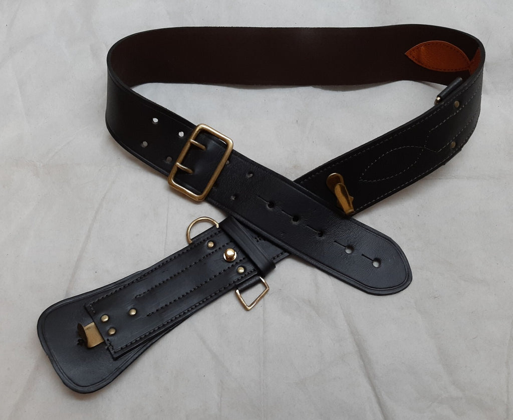British Leather Sam Browne Belt With No Crossover Strap NFXB