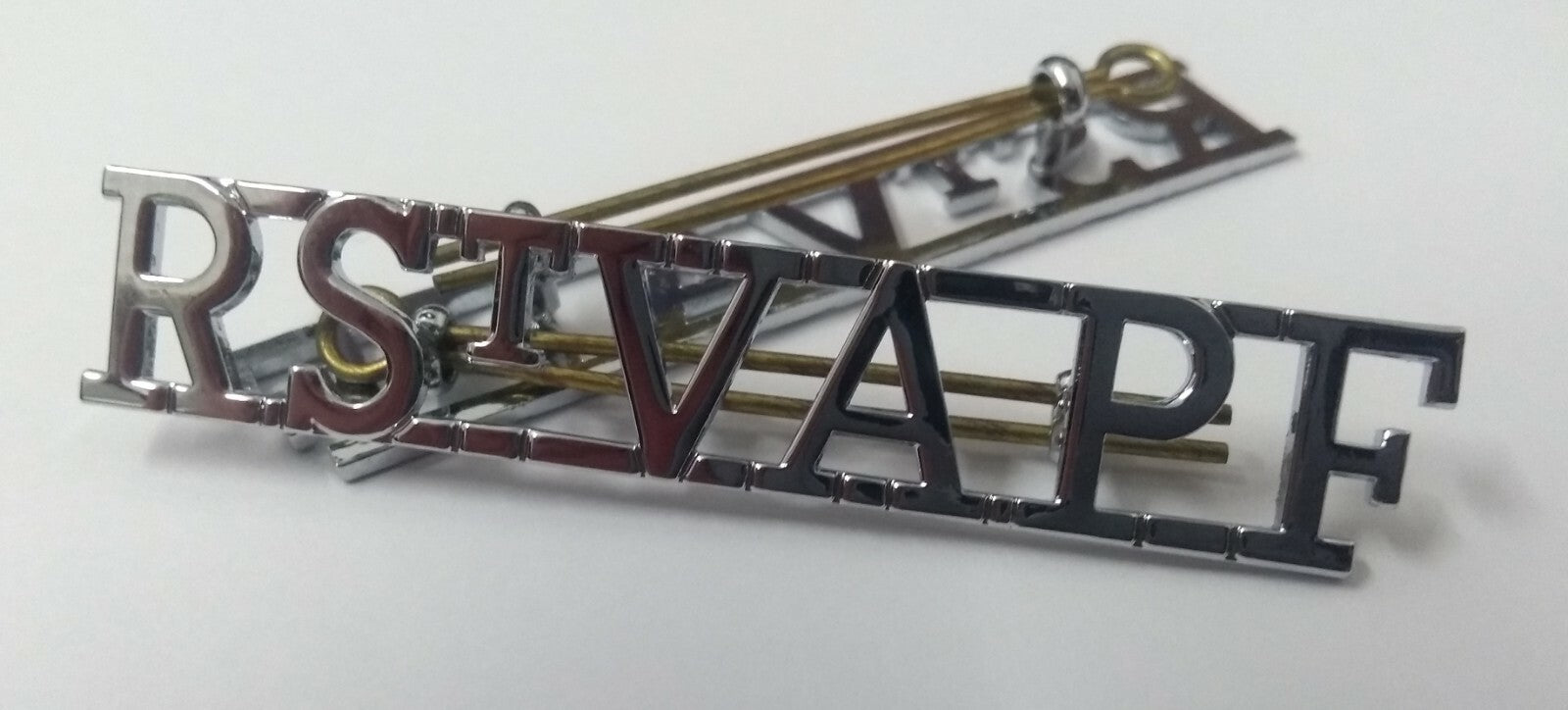 Royal St Vincent "R St V A P F" Insignia Chrome Shoulder Title MFCD9