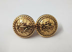 Buttons Nigerian Navy Insignia Style Officers Ring Back Naval 15mm X6 Buttons