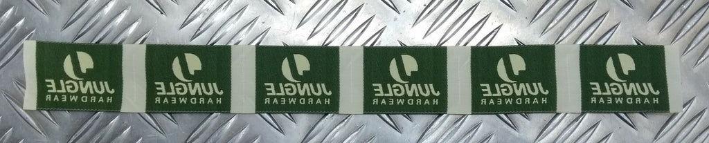 Genuine Vintage Jungle Hardwear Clothing Label With The jungle logo Never Sewn