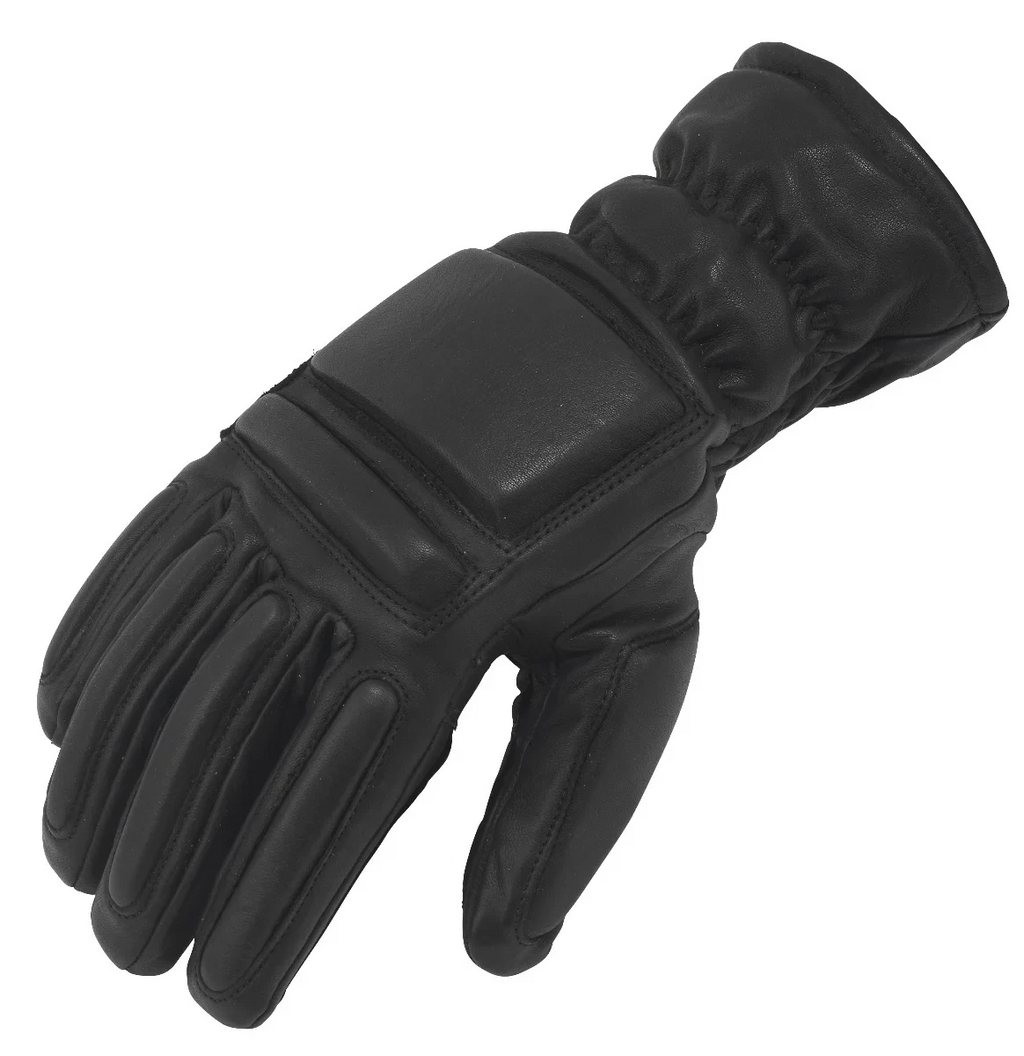 Cut Resistant Gloves Leather Knuckle and Back Hand Protection Riot Public Order